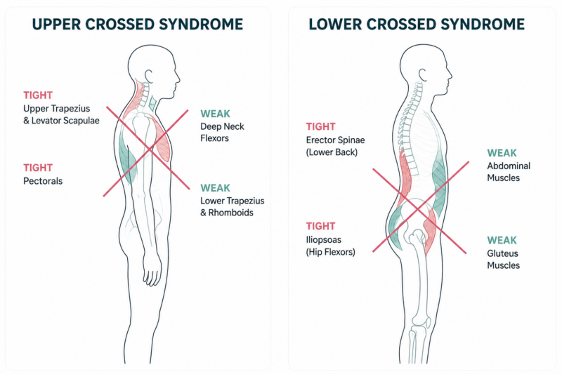 Upper and Lower Crossed Syndromes