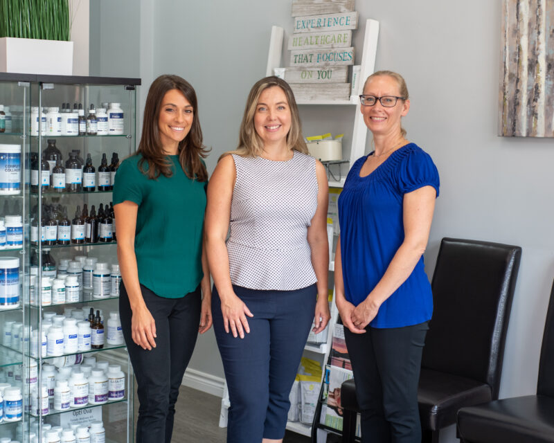 Three prescribing naturopathic doctors at Hudson Integrative Healthcare who provide thyroid assessment and treatment options.
