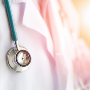 Naturopathic DoctorHealthcare practitioner with stethoscope representing medical assessment and collaborative care